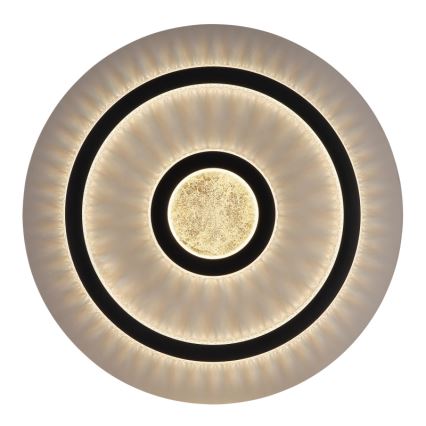 Globo - LED-hämardatav laelamp LED/40W/230V 3000-6500K läb. 45 cm must + kaugjuhtimispult