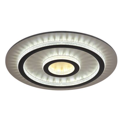 Globo - LED-hämardatav laelamp LED/40W/230V 3000-6500K läb. 45 cm must + kaugjuhtimispult
