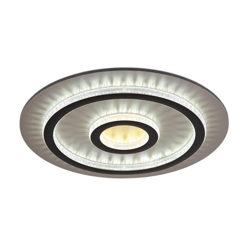 Globo - LED-hämardatav laelamp LED/40W/230V 3000-6500K läb. 45 cm must + kaugjuhtimispult