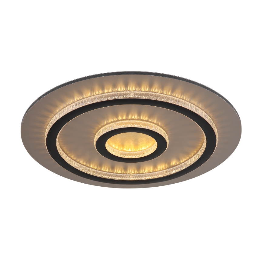 Globo - LED-hämardatav laelamp LED/40W/230V 3000-6500K läb. 45 cm must + kaugjuhtimispult