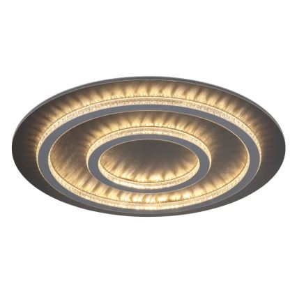 Globo - LED-hämardatav laelamp LED/60W/230V 3000-6500K läbimõõt 55 cm antratsiit + kaugjuhtimispult