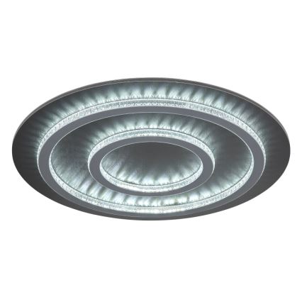 Globo - LED-hämardatav laelamp LED/60W/230V 3000-6500K läbimõõt 55 cm antratsiit + kaugjuhtimispult