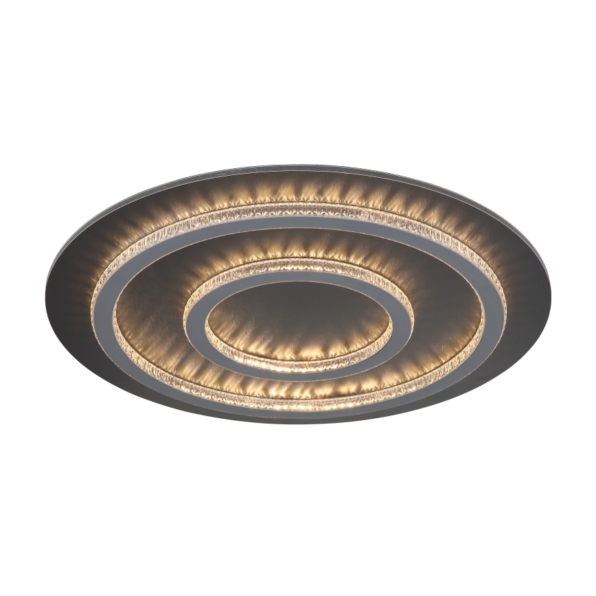 Globo - LED-hämardatav laelamp LED/60W/230V 3000-6500K läbimõõt 55 cm antratsiit + kaugjuhtimispult