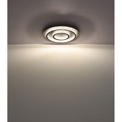 Globo - LED-hämardatav laelamp LED/60W/230V 3000-6500K läbimõõt 55 cm antratsiit + kaugjuhtimispult