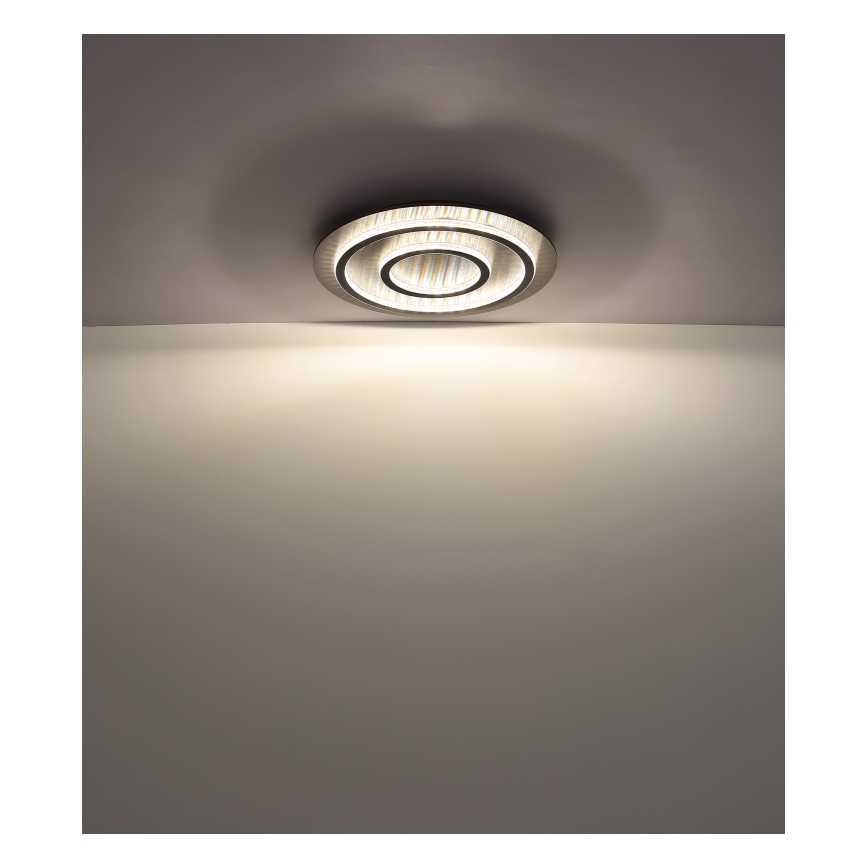 Globo - LED-hämardatav laelamp LED/60W/230V 3000-6500K läbimõõt 55 cm antratsiit + kaugjuhtimispult
