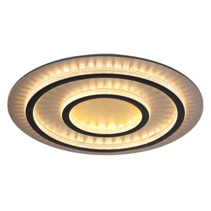 Globo - hämardatav LED-laelamp LED/60W/230V 3000-6500K läbimõõt 55 cm must + kaugjuhtimispult