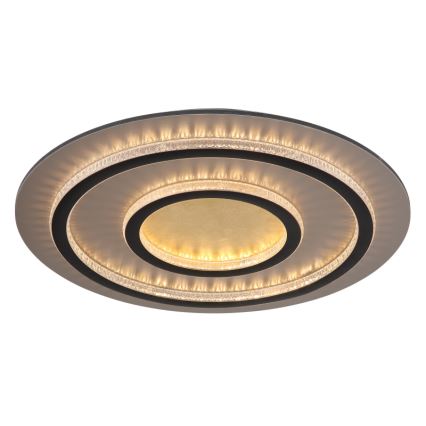 Globo - hämardatav LED-laelamp LED/60W/230V 3000-6500K läbimõõt 55 cm must + kaugjuhtimispult