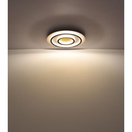 Globo - hämardatav LED-laelamp LED/60W/230V 3000-6500K läbimõõt 55 cm must + kaugjuhtimispult