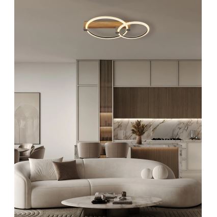 Globo - LED laelamp LED/24W/230V 3000K 58x38 cm beež