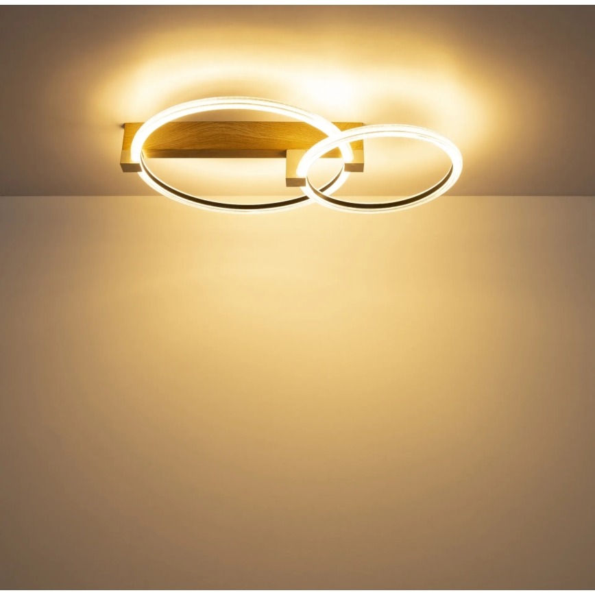 Globo - LED laelamp LED/24W/230V 3000K 58x38 cm beež