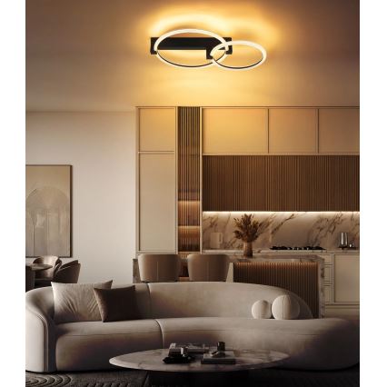 Globo - LED laelamp LED/24W/230V 3000K 58x38 cm must