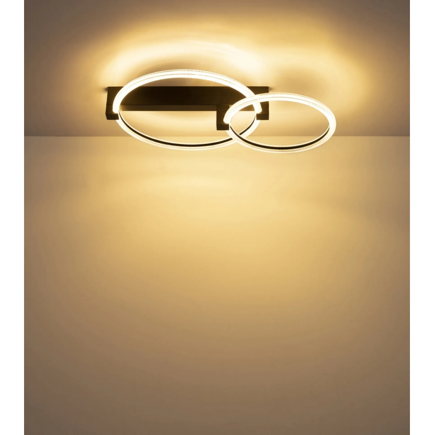Globo - LED laelamp LED/24W/230V 3000K 58x38 cm must