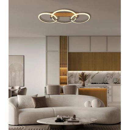 Globo - LED laelamp LED/40W/230V 3000K 76,1x38 cm pruun