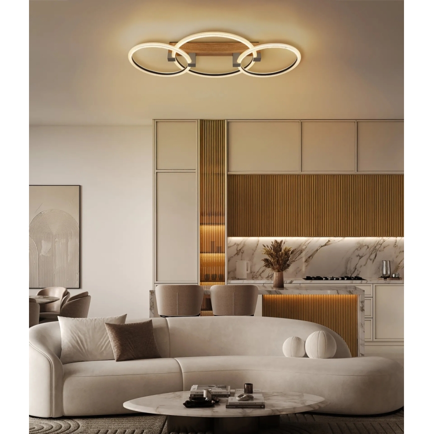 Globo - LED laelamp LED/40W/230V 3000K 76,1x38 cm pruun
