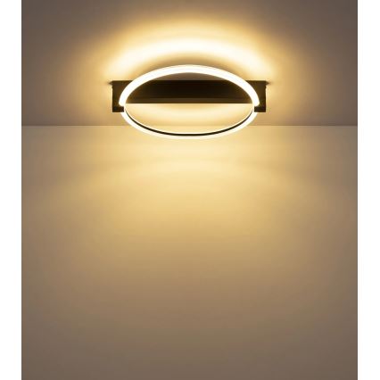Globo - LED laelamp LED/15W/230V 3000K 41,4x38 cm must