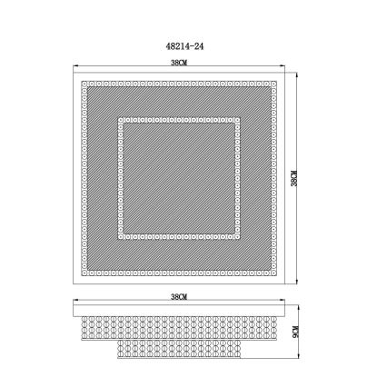 Globo - LED Laevalgusti LED/24W/230V