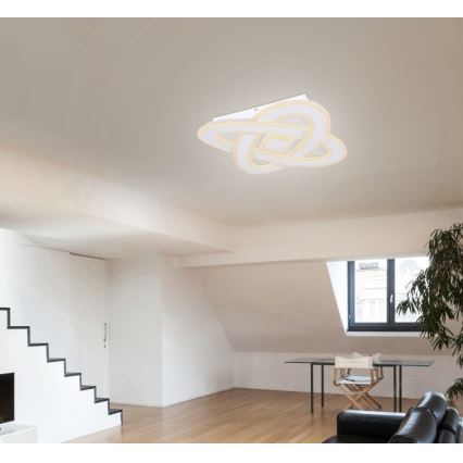 Globo - LED Hämardatav laevalgusti LED/36W/230V 3000-6000K d. 50 cm valge + kaugjuhtimispult