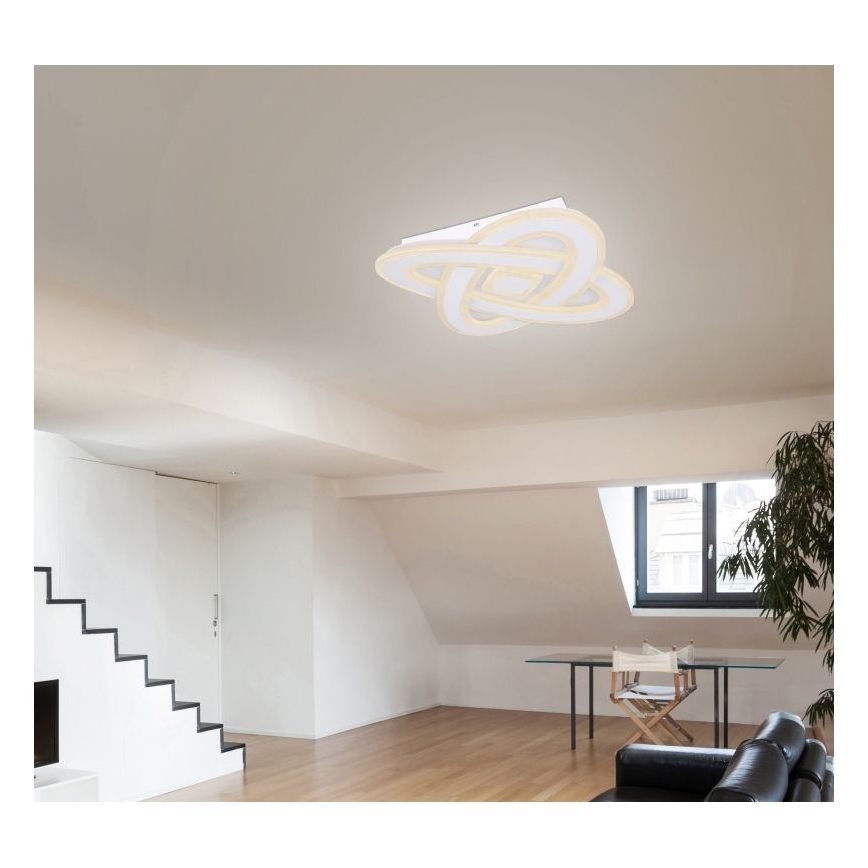 Globo - LED Hämardatav laevalgusti LED/36W/230V 3000-6000K d. 50 cm valge + kaugjuhtimispult