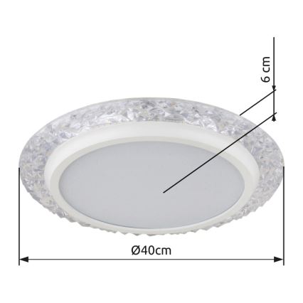 Globo - LED Laevalgusti LED/22W/230V 3000K d. 40 cm