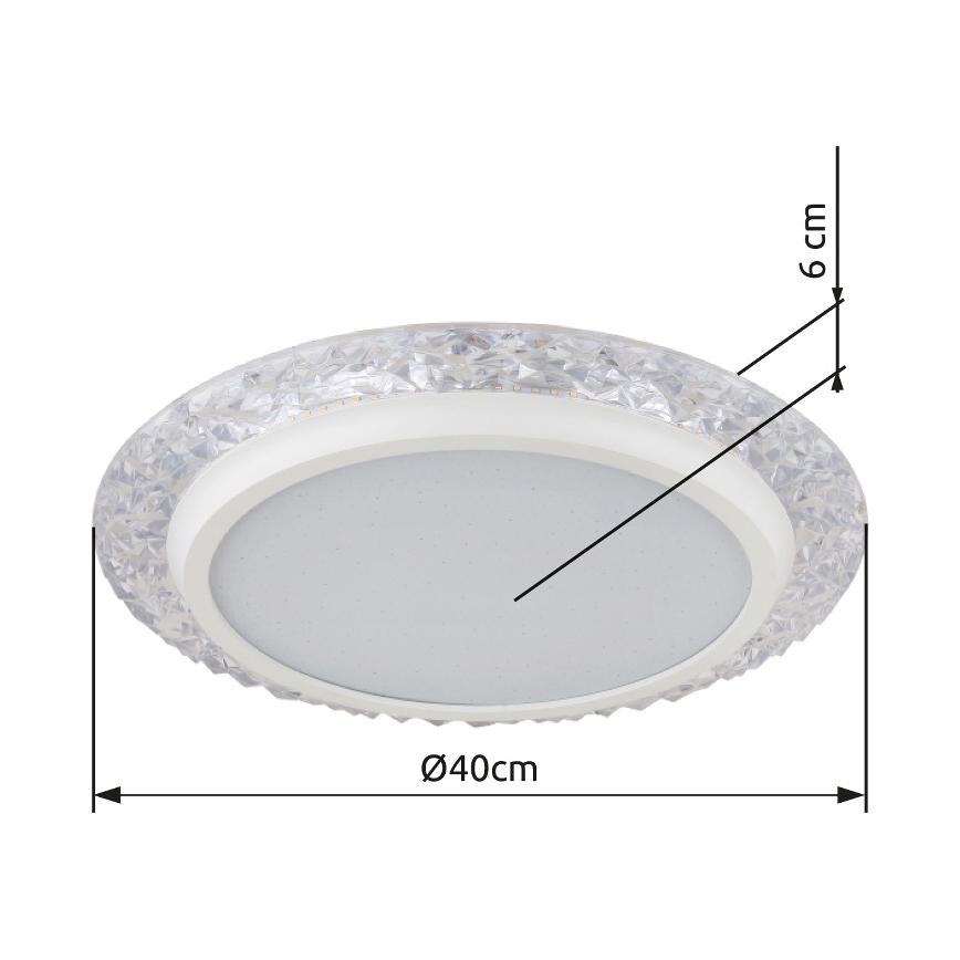 Globo - LED Laevalgusti LED/22W/230V 3000K d. 40 cm