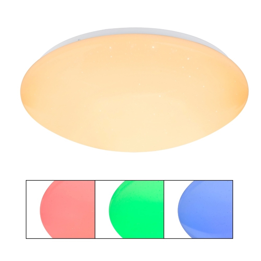 Globo - LED RGBW hämardatav laelamp LED/24W/230V + LED/8W 2700-6500K läbimõõt 41 cm + kaugjuhtimispult