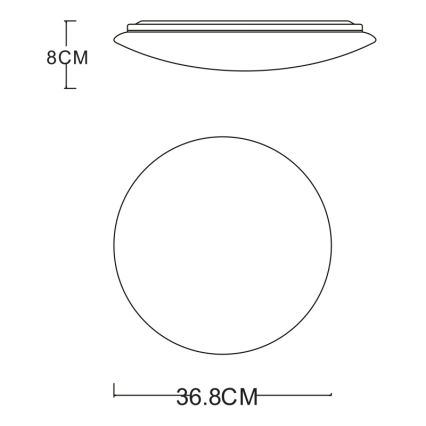 GLOBO - LED Laevalgusti LED/24W/230V