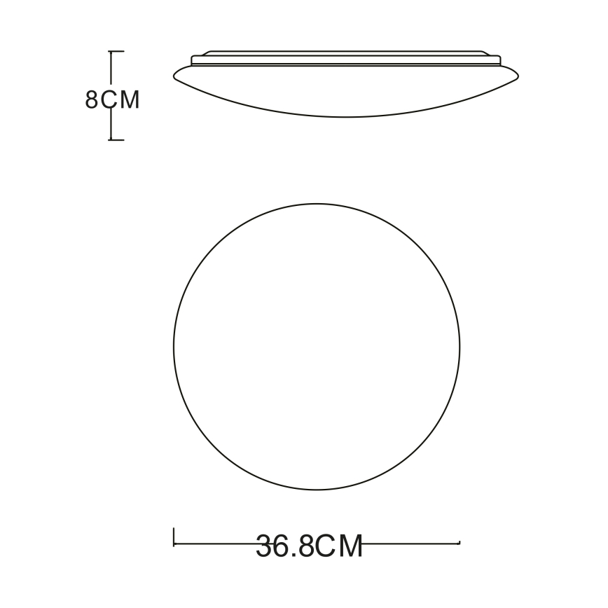GLOBO - LED Laevalgusti LED/24W/230V