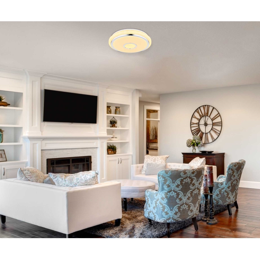 Globo - hämardatav LED-laelamp LED/40W/230V 2700–6500 K + kaugjuhtimispult