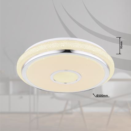 Globo - LED Hämardatav laevalgusti LED/40W/230V 3000-6500K + kaugjuhtimispult