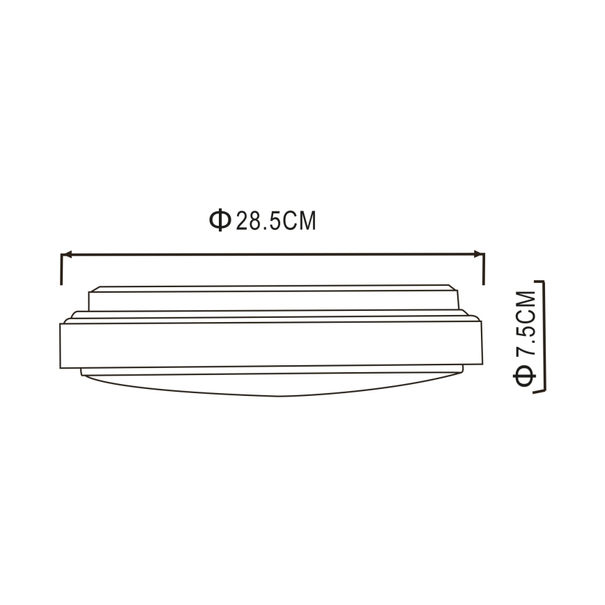 Globo - LED Laevalgusti LED/18W/230V 3000K