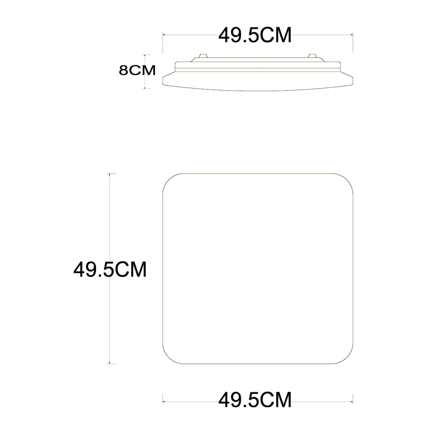 Globo - LED reguleeritav laelamp LED/40W/230V 2700-6500K läbimõõt 50 cm Wi-Fi Tuya + kaugjuhtimispult