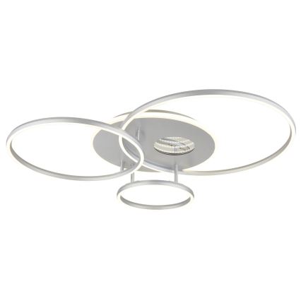 Globo - LED hämardatav laevalgusti LED/54W/230V 2700-6000K 90x70 cm hõbedane + kaugjuhtimispult