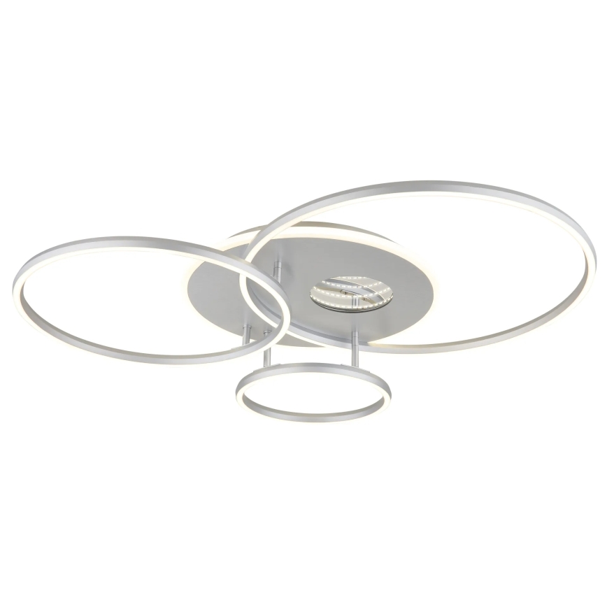 Globo - LED hämardatav laevalgusti LED/54W/230V 2700-6000K 90x70 cm hõbedane + kaugjuhtimispult