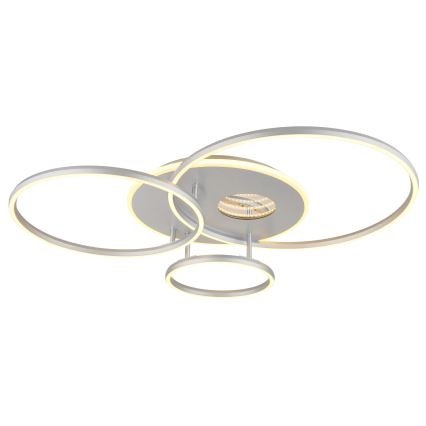 Globo - LED hämardatav laevalgusti LED/54W/230V 2700-6000K 90x70 cm hõbedane + kaugjuhtimispult