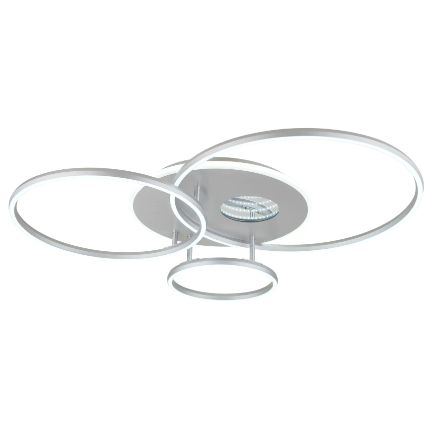Globo - LED hämardatav laevalgusti LED/54W/230V 2700-6000K 90x70 cm hõbedane + kaugjuhtimispult