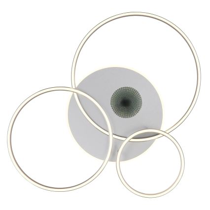 Globo - LED hämardatav laevalgusti LED/54W/230V 2700-6000K 90x70 cm hõbedane + kaugjuhtimispult