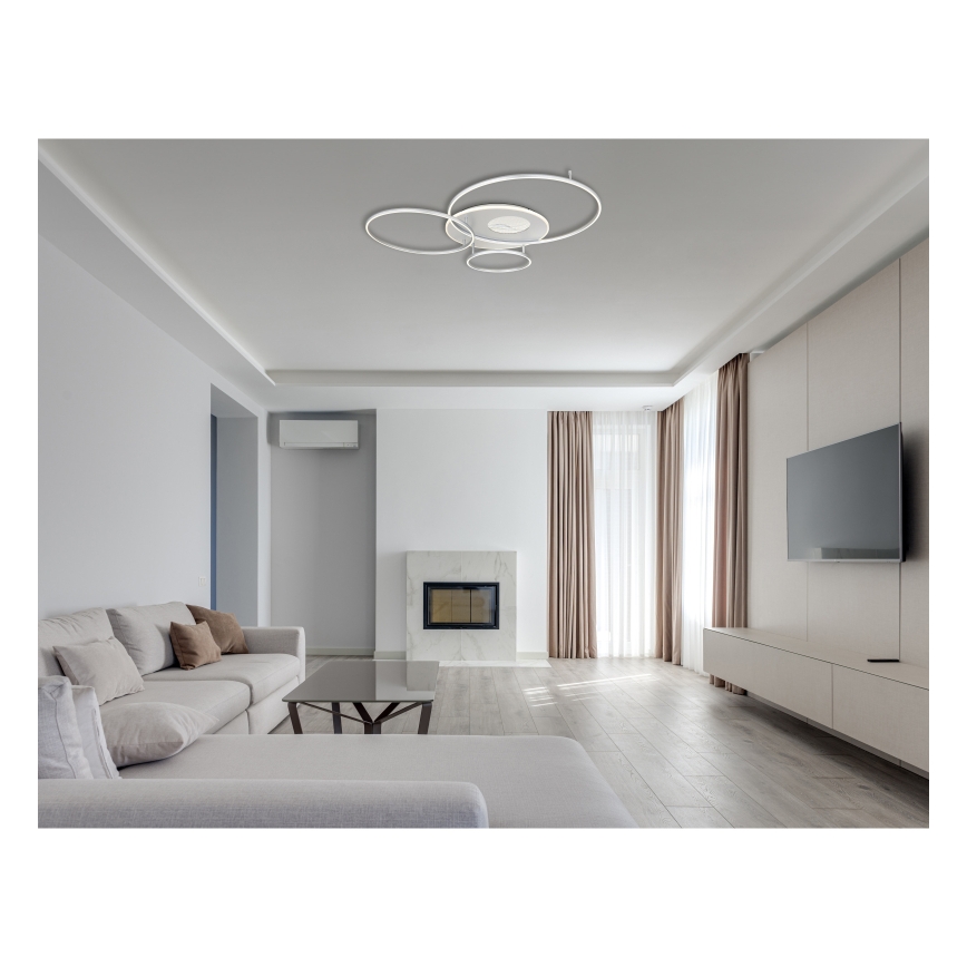 Globo - LED Hämardatav laevalgusti LED/70W/230V 2700-6500K matt kroom + kaugjuhtimispult