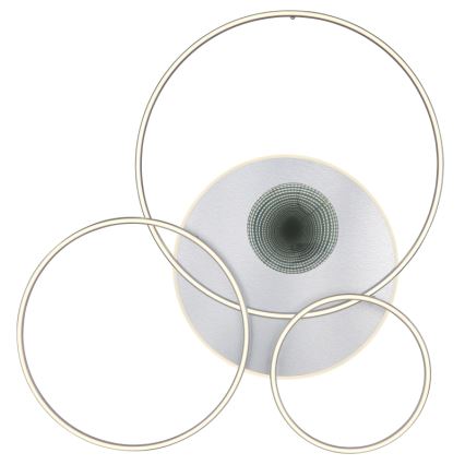 Globo - LED Hämardatav laevalgusti LED/70W/230V 2700-6500K matt kroom + kaugjuhtimispult