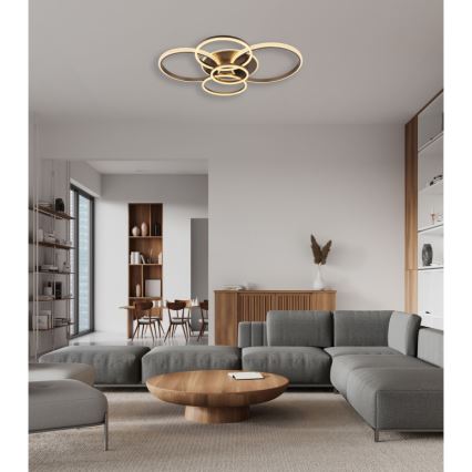 Globo - LED Laevalgusti LED/70W/230V 3000K 88x110 cm antratsiit