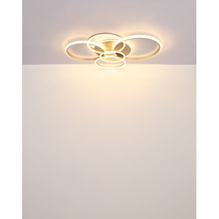 Globo - LED Laevalgusti LED/70W/230V 3000K 88x110 cm beež