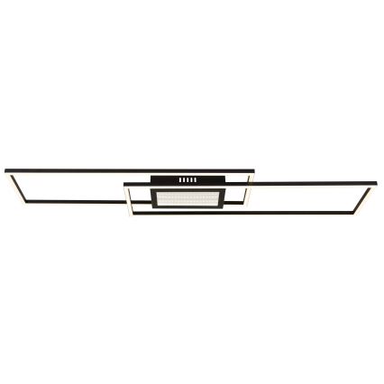 Globo - LED hämardatav laevalgusti LED/42W/230V 2700-6500K 19,6x96 cm must + kaugjuhtimispult