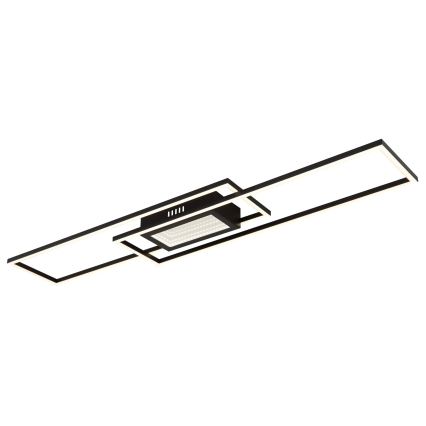 Globo - LED hämardatav laevalgusti LED/42W/230V 2700-6500K 19,6x96 cm must + kaugjuhtimispult