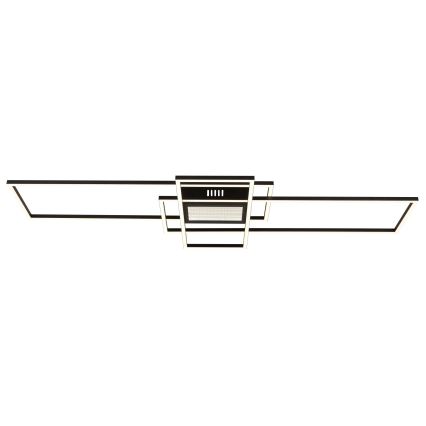 Globo - hämardatav LED-laelamp LED/60W/230V 2700-6500K 42x110,8 cm must + kaugjuhtimispult