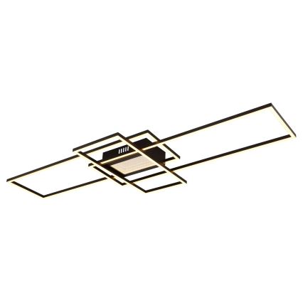 Globo - hämardatav LED-laelamp LED/60W/230V 2700-6500K 42x110,8 cm must + kaugjuhtimispult