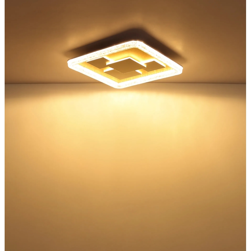 Globo - LED laevalgusti LED/40W/230V 3000K 48,8x48,8 cm kuldne