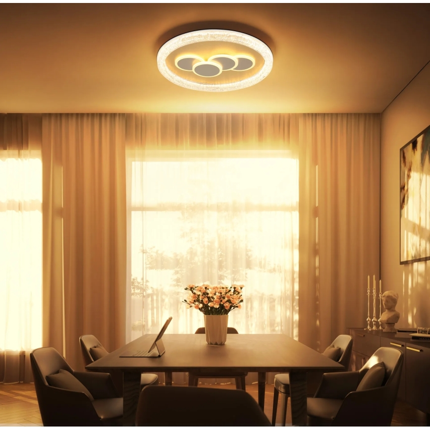 Globo - LED-laelamp, 40 W, 230 V, 3000 K, läbimõõt 49,5 cm, kuldne