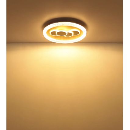 Globo - LED-laelamp, 40 W, 230 V, 3000 K, läbimõõt 49,5 cm, kuldne