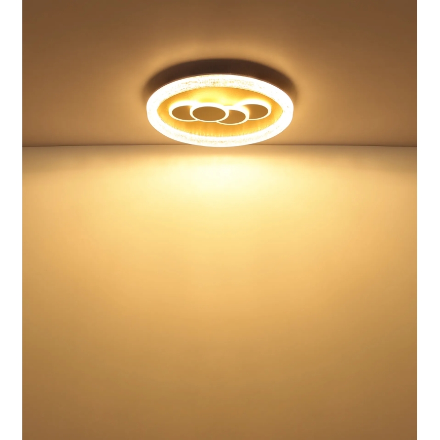 Globo - LED-laelamp, 40 W, 230 V, 3000 K, läbimõõt 49,5 cm, kuldne