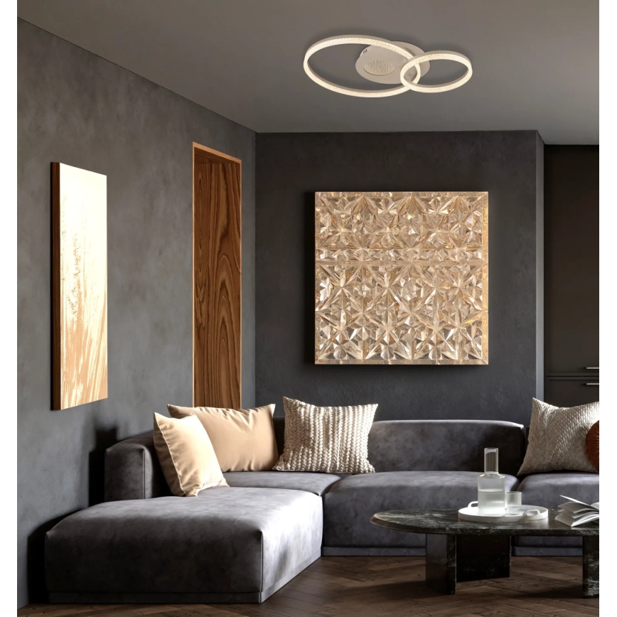 Globo - LED laelamp LED/30W/230V 3000K 70x50 cm beež