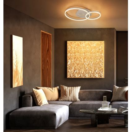 Globo - LED laelamp LED/30W/230V 3000K 70x50 cm beež